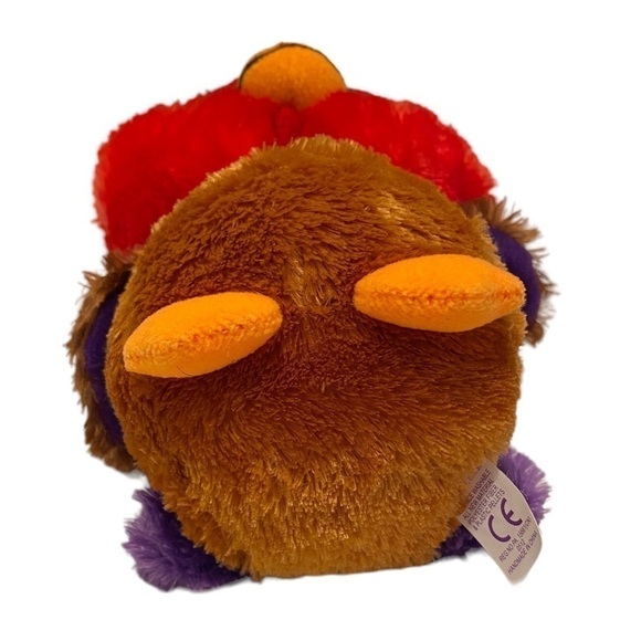 Ty Beanie Boos Thankful the Turkey 2012 Retired Solid Eyes   No Heart Tag - Picture 5 of 9